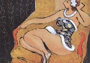 Dancer Sitting in an Armchair (mk35) Henri Matisse